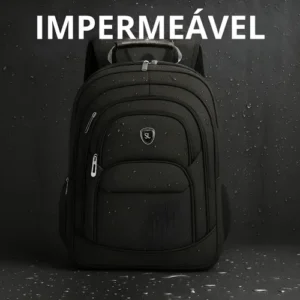 Mochila Masculina Impermeável Reforçada Aço Escola Notebook - Imagem 4