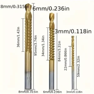 Broca Escalonada Cone De 4 A 32mm De Aço Rapido Espiral - Imagem 10