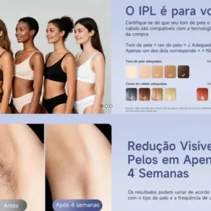 Depilador A Laser Luz Pulsada IPL Basike Sensacao Gelo Indolor Depilacao Definitiva 1 Milhao Disparos 9 Niveis Rosto Corpo aparelho depilacao feminino depilação a laser laser depilacao depilacao intim - Imagem 3