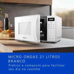 Micro-ondas Panasonic 21 Litros Branco - NN-ST25lWRU - Imagem 3