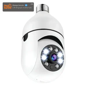 Câmera de Segurança Espiã Yoosee Wi-Fi Visão Noturna Áudio Led E27 1080p - Imagem 1
