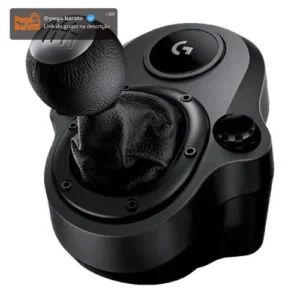 Câmbio Driving Force Shifter Preto Logitech G - Imagem 1