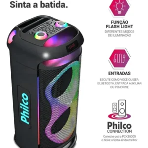 Caixa De Som Philco Bluetooth 800w Rms Pcx6702 - - Imagem 4