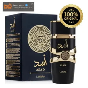 Perfume Lattafa Asad 100ml Eau De Parfum Original Árabe Original Com Nota Fiscal E Selo Original Lataffa - Imagem 1