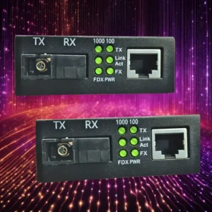 Conversor Mídia Fibra Óptica Gigabit Rj45 1000mb Par A+b - Imagem 7