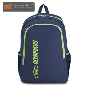 Mochila Casual Olympikus Essential Marinho/lime - Imagem 1