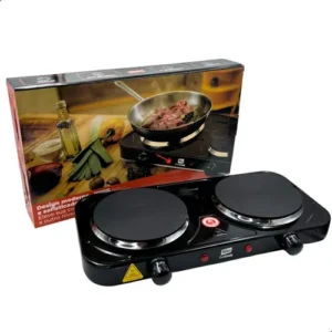 Fogão de Mesa Elétrico INMA de 2 Bocas para Camping e Viagem, em Inox - Imagem 10