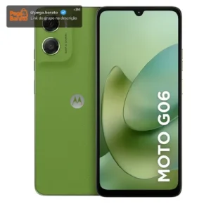 Smartphone Motorola Moto G06 - 128gb 12gb (4gb Ram + 8gb Ram Boost) E Camera 50mp Com Ai Bateria De 5.2 Ah Tela 6.9 - Imagem 1