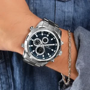 Relógio Technos Masculino Ts Digiana Prata - Bj4060aa/1a - Imagem 6
