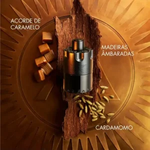 Perfume Masculino Amadeirado Ambarado com Cardamomo e Caramelo, Longa Duração, Azzaro The Most Wanted, Eau de Parfum Intense, 50ml - Imagem 3