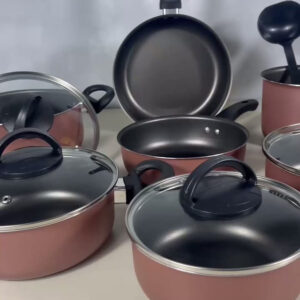 Conjunto Panelas Antiaderente 10 Peças Teflon Várias Cores - Imagem 2