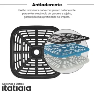 Air fryer Itatiaia AFITA AFITA1035A de 3.5L preto - Imagem 7