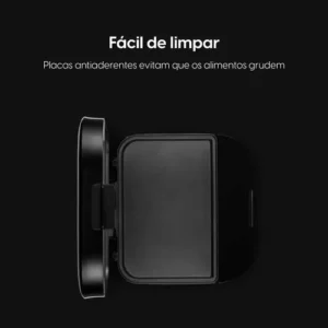 Sanduicheira Duo Time 800w Antiaderente Preta Elgin Preto - Imagem 6