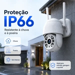 2 Câmera Segurança Ip Wifi Icsee Infravermelho Prova Dágua - Imagem 7