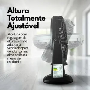 Ventilador Circulador Ar Forte Silencioso Forte Turbo 40cm - Imagem 6