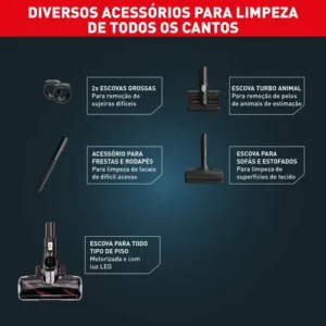 Aspirador de Pó Sem Fio Arno X-FORCE FLEX 14.60 XF14 Bivolt - Imagem 9