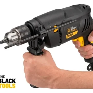 Furadeira De Impacto 13mm 750w Profissional Com Kit Brocas Buchas E Bits 300 Peças The Black Tools - Imagem 9