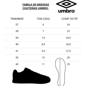 Chuteira De Society Umbro Kick Grama Sintética Original - Imagem 7