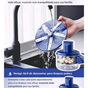 Descascador Elétrico De Alimentos Alho Legumes Frutas - Imagem 9