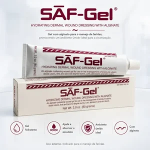 Convatec Saf Gel Pomada Hidrogel P/ Escaras Queimadura - Imagem 4