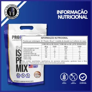 Kit Whey Protein Isolate Protein Mix + Bcaa 1g Profit - Imagem 3