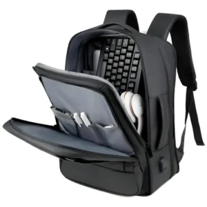 Mochila Executiva para Notebook de 15.6" com USB, Impermeável e Reforçada - Imagem 6