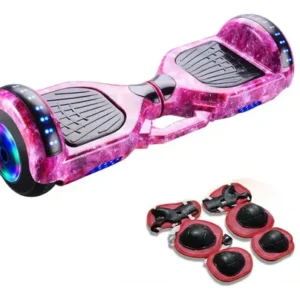 Hoverboard Skate Elétrico Roxo 6,5 Polegadas Bluetooth Cores - Imagem 2