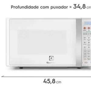 Micro-ondas MTO30 20L Com Função Tira Odor e Descongelar Cor Branco Electrolux - Imagem 3