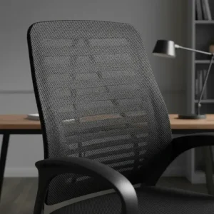Cadeira Giratória Executiva Mesh Masterchair Preta Altura Ajustável Escritório 119kg - Imagem 4