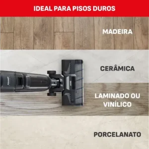 Limpadora De Pisos Sem Fio Arno X-clean 4 Lxc4 Cinza E Prateado - Imagem 11