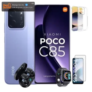 Poco C85 Xiaomi Dual Sim 256gb/8gb Lançamento Fone+relogio - Imagem 1