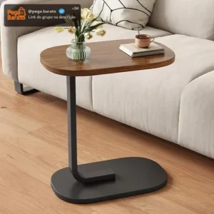 Mesa Apoio De Canto Lateral Notebook Café Suporte Sofá Cama - Imagem 1