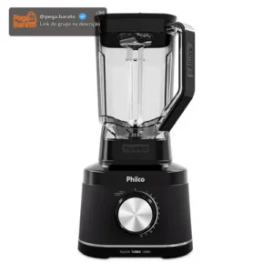 Liquidificador Philco 1500W 3,1L 12 Velocidades com 6 Lâminas PLQ15A - Imagem 1