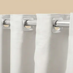 Cortina Blackout com voil para quarto e sala tamanho 4,00 x 2,70 na cor Branco Gelo - Imagem 3