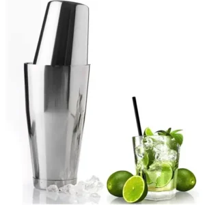 Coqueteleira Boston 820 Ml Peso + Mini Tin Inox Profissional - Imagem 4