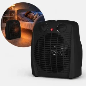 Aquecedor Elétrico 2 Em 1 Kian Preto 1800w Aq100 2 Níveis De Aquecimento + Ventilação - Imagem 8