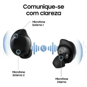 Samsung Galaxy Buds Core, Fone de Ouvido, sem fio, cancelamento de ruído, interprete inteligente Preto - Imagem 5