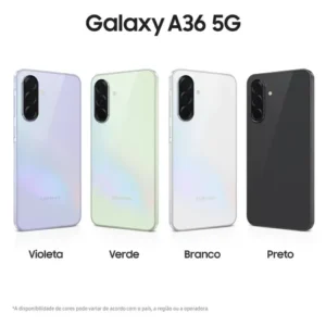 Smartphone Samsung Galaxy A36 5G 128GB 6GB RAM Câmera Tripla de até 50MP Selfie de 12MP IP67 Super AMOLED 6.7'' NFC Recursos AI Android e Segurança Snapdragon - Branco - Imagem 7