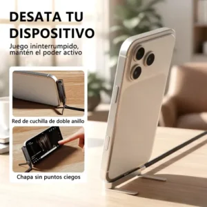 Cabo USB-C para USB-C de 240W com Suporte Dobrável e Carga Rápida de 1.5m - Imagem 7