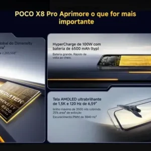 Xiaomi Poco X8 Pro 256gb 8gb Ram 5g Dual Sim Nfc - Imagem 5