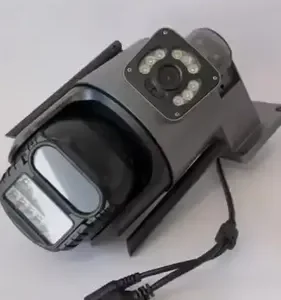 Câmera Segurança Wifi Ip Lente Dupla 2x 3mp Externa 360° A prova Dágua Cor Cinza - Imagem 2