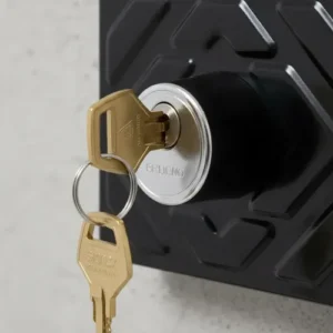 Fechadura Trava de Sobrepor 100mm Preta F1500 Aliança - Portão - Imagem 7
