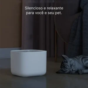 Fonte Bebedouro Gatos Cães Automático Filtra A Água Geniali Cor Branco - Imagem 7