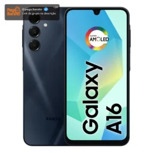 Celular Samsung Galaxy A16 128gb 4gb Ram Câmera 50mp Tela 6.7 Nfc Preto - Imagem 1