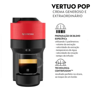 Cafeteira Nespresso Vertuo Pop Vermelho Pimenta - Imagem 9