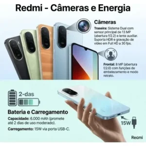 Smartphone Xiaomi Redmi A7 Pro 8gb Ram 128gb 6000mah 120hz - Imagem 3