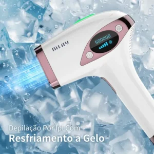 Depilador a Laser IPL Mlay T4 Resfriamento a Gelo 5 Níveis 500000 Flashes - Imagem 5
