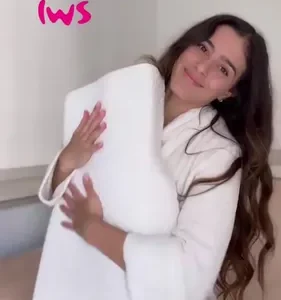 Travesseiro Cervical Nasa - Coluna Relax - Carvão Ativado Cor branco e cinza - Imagem 30