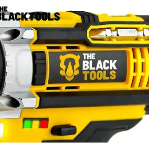 Parafusadeira Furadeira De Impacto The Black Tools Profissional TB-21PX 2 Baterias Com Maleta 60Hz Amarelo - Imagem 6