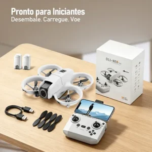 Drone Neo Com Câmera 4k Full Hd Wifi Cor Cinza 2 Baterias - Imagem 10